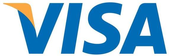 Visa card payment logo