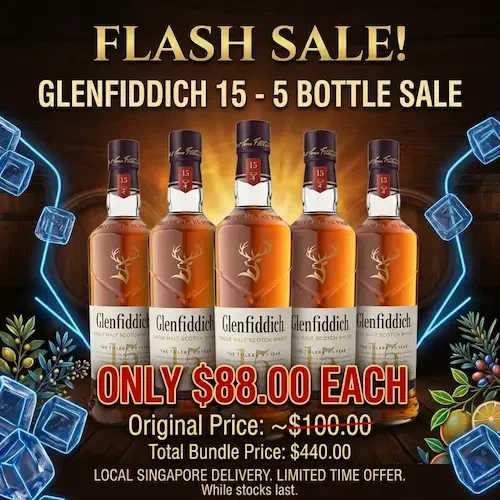 Buy 5 Glenfiddich 15 At Offer Price of $47.20 Only